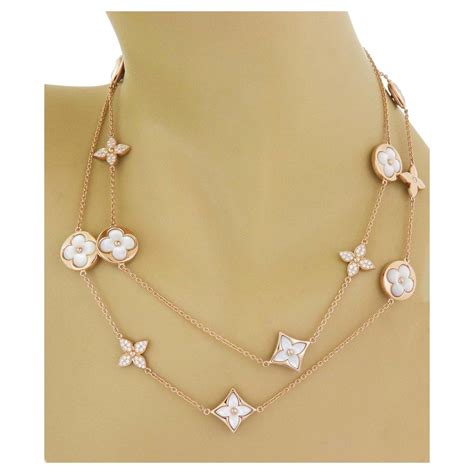 louis vuitton blossom rose gold mother of pearl necklace|Color Blossom in Collections for Jewelry .